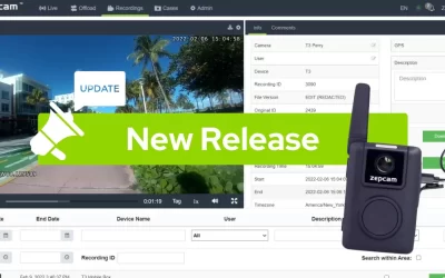 ZEPCAM Unveils New Release: Advancing Frontline Bodycam Technology